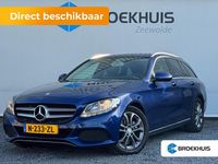 Occasion Mercedes C180 Prestige 157 PK (115 kW) 2015 Blauw Stationwagen