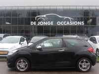 tweedehands Citroën DS3 1.6 So Chic in Black Cruise-Control Airco Lichtmet
