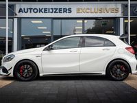 tweedehands Mercedes A45 AMG 4MATIC Panodak Leer Sportuitlaat Navigatie Zondag