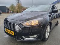 Occasion Ford Focus Titanium 125 PK (91 kW) 2018 Zwart (metallic) Stationwagen