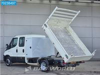 tweedehands Iveco 35.12 DailyDubbel Cabine met kist 3500kg trekhaak Airco Cruise Tipper Benne Kieper Airco Dubbel cabine Trekhaak Cruise control