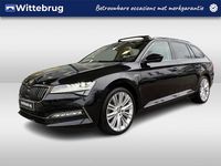 Occasion Skoda Superb LAURIN & KLEMENT 218 PK (160 kW) 2022 Zwart (metallic) Stationwagen