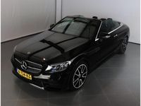 Occasion Mercedes C180 AMG line 157 PK (115 kW) 2021 Zwart Cabriolet