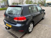 tweedehands VW Golf VI 1.6 TDI Comfortline LEER BEKLEDING TREKHAAK AUTOMAAT