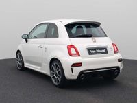 tweedehands Abarth 500 1.4 T-Jet Turismo 164 PK | Apple-Android Play | Navi | PDC | Leder | LED | Sport Stuur, Stoelen, Uitlaat | Parelmoer Wit |