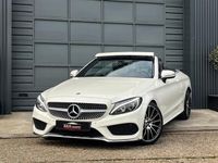 tweedehands Mercedes 300 C-KLASSE CabrioletAMG Burmester Ambiente Airscarf 19inch Apple Carplay