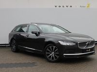 tweedehands Volvo V90 2.0 T6 AWD Inscription Panoramisch schuif-kanteldak / Stoelverwarming en ventilatie voor / Semi elektrisch wegklapbare trekhaak / Adaptieve cruise control / Blis / Road Sign Information