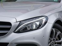 tweedehands Mercedes 180 C-KLASSE EstateAutomaat! Business Solution BJ2018 Lmv 17" | Led | Pdc | Navi | Achteruitrijcamera | Climate control | Cruise control | A-Klep Elek. | Elek. voorstoelen | Verwarmde voorstoelen | Getint glas