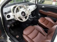 tweedehands Fiat 500C 0.9 TwinAir Lounge 2011 WIT | Leer | Cabrio | Benzine