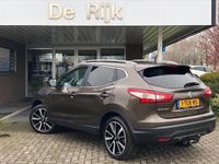 tweedehands Nissan Qashqai 1.2 Tekna | Leder, Pano, Trekhaak, Stoelverw., Navi, 360Camera, Dodehoek, Lane Assist | Dealeroh. 1e Eig | NAP |