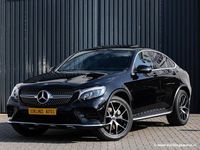 Occasion Mercedes GLC250 AMG line 211 PK (155 kW) 2018 Zwart Coupé