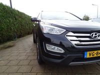 tweedehands Hyundai Santa Fe 2.2 CRDI BUS. ED 200 Pk--Grijskenteken-Navi-Cruise-Hill Hold-Tre