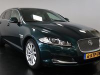 Occasion Jaguar XF Sportbrake Business Edition 275 PK (202 kW) 2013 Groen (metallic) Stationwagen