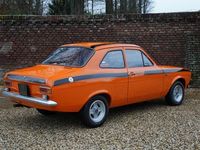 tweedehands Ford Escort Mexico 1600 GT Mk1 Delivered new in Switzerland, A "bare-metal" restoration and complete overhaul carried out by a Swiss specialist, 1200 km driven after the restoration, A sought-after sporting classic, Livery in Signal Orange (O KN) wit