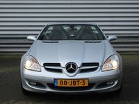 tweedehands Mercedes SLK200 K. 164pk Automaat Topstaat Clima Cruise PDC voor & achter Leder Stoelverwarming 18"LMV