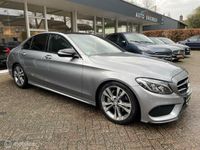 tweedehands Mercedes C180 AMG-Line Led, Leer, Climat, Burmester, Pdc, LM..