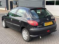 Occasion Peugeot 206 75 PK (55 kW) 2007 Zwart Hatchback