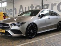 tweedehands Mercedes 200 CLA-KLASSE Shooting Brake | AMG | Incl. 1 jaar garantie |Premium Automaat | Burmester audio | Lane assist | Cruise | Start/stop systeem | Achteruitrijcamera | Sportstoelen | AMG velgen |