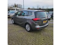 tweedehands Opel Zafira 1.6 Turbo automaat 7pers, Navi, Parksensor, Stoelverwarming, Cruise-control, Bleutooth, Full