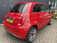 tweedehands Fiat 500 1.0 Hybrid RED (inclusief fabrieksgarantie) Clim.Control - Cruise control - ParkS-A - Navi - U-con./Radio/DAB/TEL - MFL-Stuurwiel - ML - LMV - CD+AB - Ramen E-VZ - Rijstr.S - LED