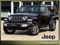 Nieuw Jeep Wrangler Sahara 381 PK (280 kW) 2025 Zwart SUV