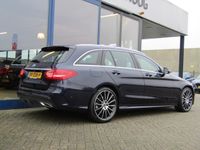 tweedehands Mercedes 180 C-KLASSE EstateAUT9 AMG PANORAMADAK 19'' LEDER COMAND