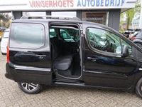 tweedehands Peugeot Partner Tepee 1.6 Benzine 120 Pk -Luxe 5 Persoons uitvoering * Airco * Cruise Control * Panoramadak * Trekhaak * Parkeersensoren * Vierseizoenenbanden * Zwart *