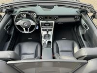 tweedehands Mercedes SLK200 CABRIO Panorama Automaat Airco Cruise Led Leder Stoelverwarming PDC Harman/Kardon