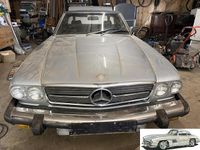 Occasion Mercedes SL380 218 PK (160 kW) 1984 Zilver Cabriolet
