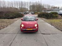Occasion Fiat 500 Pop 69 PK (50 kW) 2009 Rood Cabriolet