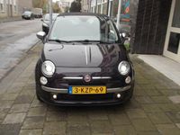 tweedehands Fiat 500C 0.9 TwinAir Lounge NIEUWSTAAT 54 KM ZWART LEDER L