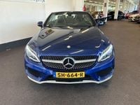 Occasion Mercedes C300 AMG line 245 PK (180 kW) 2017 Blauw Cabriolet