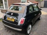 Occasion Fiat 500 Lounge 69 PK (50 kW) 2010 Zwart Cabriolet