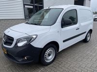 tweedehands Mercedes Citan 108 CDI BlueEFFICIENCY / rijklaar ¤ 9950 ex btw / lease vanaf ¤ 218 / airco / armsteun / schuifdeur / achterdeuren met ramen / euro 6 diesel !