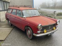 tweedehands Peugeot 404 Familiale 1.6 1963 rood 7 persoons 1ste serie