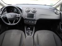 tweedehands Seat Ibiza 1.0 EcoTSI Style Connect 70KW/95PK, 16" LMV Zwart, navigatie, cruise control, parkeersensoren, multifunctioneel lederen stuurwiel, licht sensor, zwarte spiegelkappen + zwarte accenten, spiegels elektrisch inklapbaar