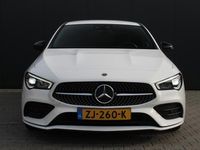 tweedehands Mercedes CLA200 Business Solution AMG 164pk | Automaat | Virtueel dashboard | Groot Navi | Clima | Alcantara sportstoelen | DAB | Apple CarPlay | Dealer onderhouden | Full LED koplampen | Zwarte hemel | Head-up display | 18'' LM | Touch pad |