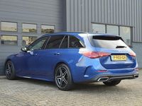 Occasion Mercedes C180 AMG line 170 PK (125 kW) 2022 Blauw Stationwagen