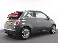 tweedehands Fiat 500C 1.2 Pop Cabrio | Airco | Sportvelgen | Half lederen bekleding | Rood dak