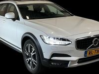 tweedehands Volvo V90 CC 2.0 D4 AWD Automaat Pro Navigatie Standkachel Pilot asist Acc 360 Camera Sportstoelen Nappa Leer Stoelverwarming + Massage Led Koplampen Luchtvering NL Auto