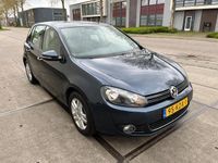 tweedehands VW Golf VI 1.6 TDI Comfortline LEER BEKLEDING TREKHAAK AUTOMAAT