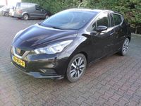 Occasion Nissan Micra N-Connecta 90 PK (66 kW) 2018 Zwart (metallic) Hatchback