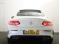 tweedehands Mercedes 200 C-KLASSE CoupéAMG Night Edition Aut- Panodak I Carbon Inleg I Sfeerverlichting I Burmester I Camera