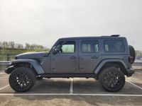 tweedehands Jeep Wrangler BRUTE Custom | Skyview open dak | 22 Inch velgen | Blauw lederen bekleding
