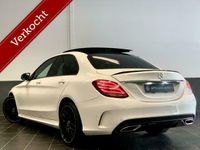 tweedehands Mercedes C250 Sport Edition Premium Plus AMG NIGHT | Pano | 360 Camera | Dodehoek