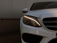 tweedehands Mercedes C180 Estate Aut. AMG Line Pano, Leder, LED