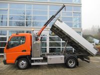 tweedehands Mitsubishi Canter 3C13 3.0 DI 3-S/Z-Kipper + Kraan ATLAS TC130C