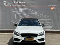 Occasion Mercedes C180 AMG line 156 PK (114 kW) 2016 Wit Stationwagen