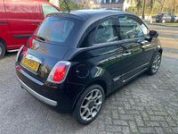 Occasion Fiat 500 Lounge 69 PK (50 kW) 2008 Zwart (metallic) Hatchback