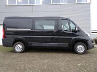 tweedehands Peugeot Boxer 2.2 HDI 130 PK L2H1 DUBBEL CABINE 6-PERS TREKHAAK CLIMATE CONTROL DUBBELE SCHUIFDEUR